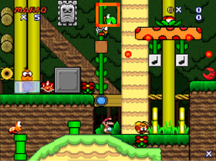 GAMEPLAY FLASH: Super Mario Flash Version 2 